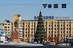 Новогодняя елка на площади Павших 