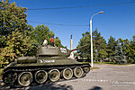 Т-34 на открытии часовни на площади Чекистов