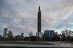 Памятник чекистам на закате дня