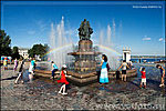 летняя радуга, фонтан Искусство фото