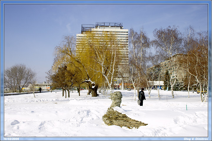 Педмостная площадь зимой фото