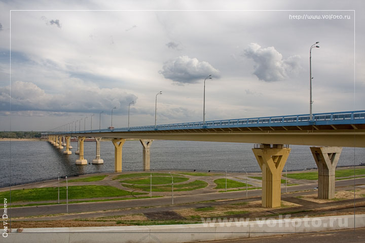 Мост через Волгу фото