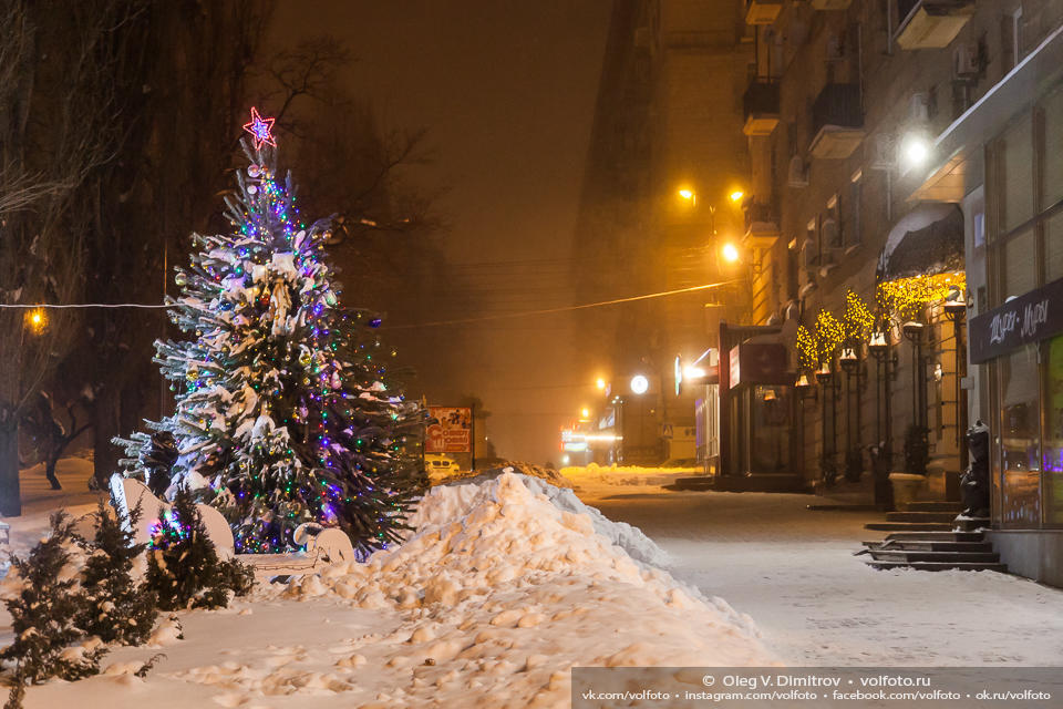 Новогодняя елка на Аллее Героев фото