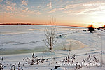 Волга подо льдом