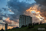 Закатное небо Волгограда
