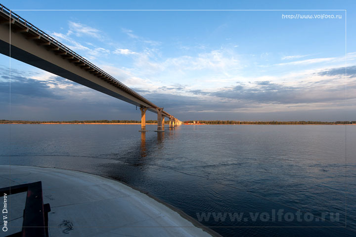 Мост через Волгу фото
