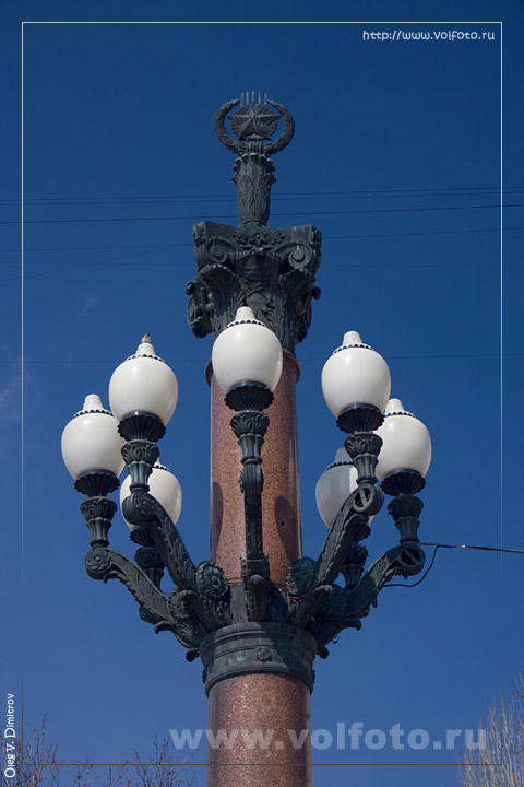 Светильники центральной набережной фото