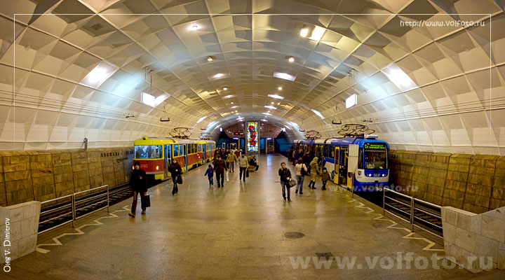 Панорама станции "Площадь Ленина" фото