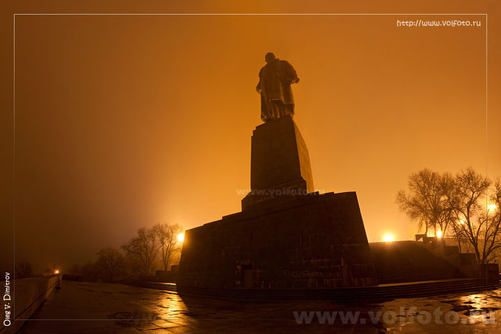 Ленин в тумане фото
