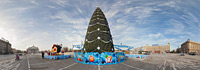 Новогодняя елка на площади Павших борцов - виртуальный тур