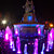 Ночная подсветка фонтана «Искусство»