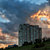 Закатное небо Волгограда