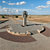 Памятник в центре воинского кладбища - панорама