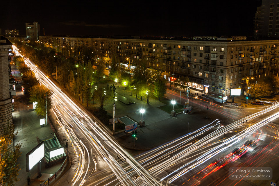 Перекресток на улице Комсомольской фото