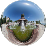 фонтан искусство сферическая панорама